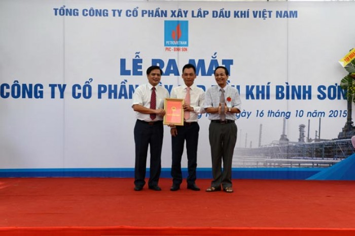 quang ngai ra mat cong ty pvc binh son